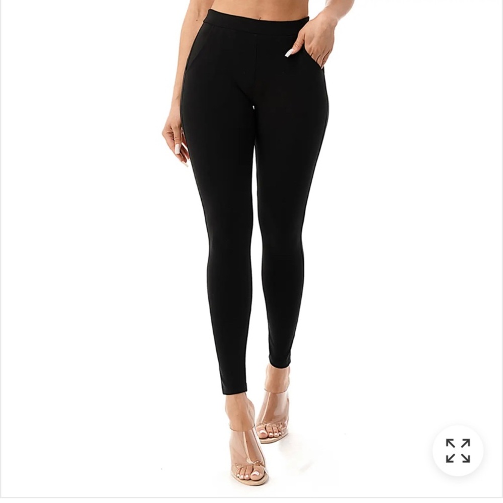 Double sided jersey pants w/ pockets